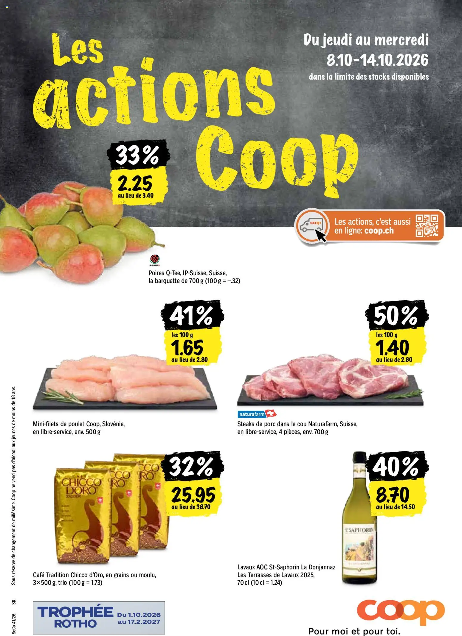 Coop aktionen FR – gültig ab 08.10.2026 | Seite: 1