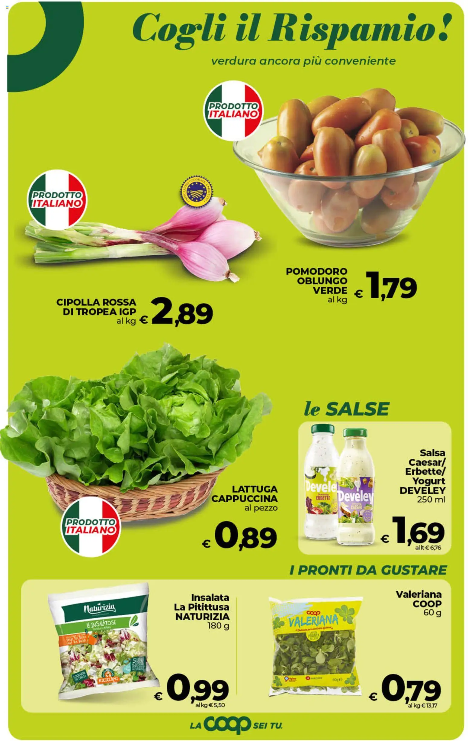 Volantino Ipercoop del 19.05.2026 | Pagina: 29 | Prodotti: Valeriana, Yogurt, Salsa, Lattuga