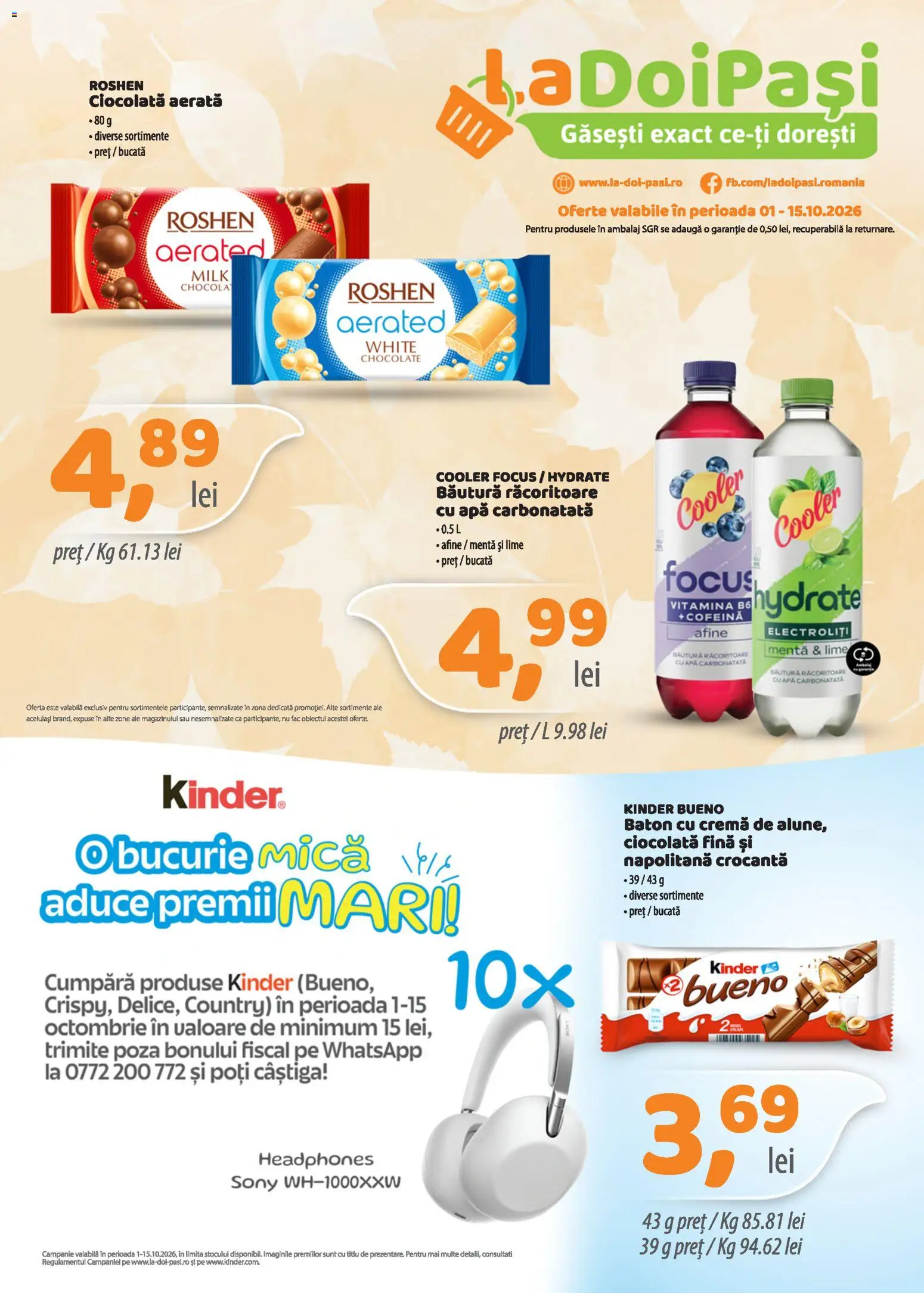 Noul catalog LaDoiPași – valabil de la 01.10.2026 | Pagină: 1