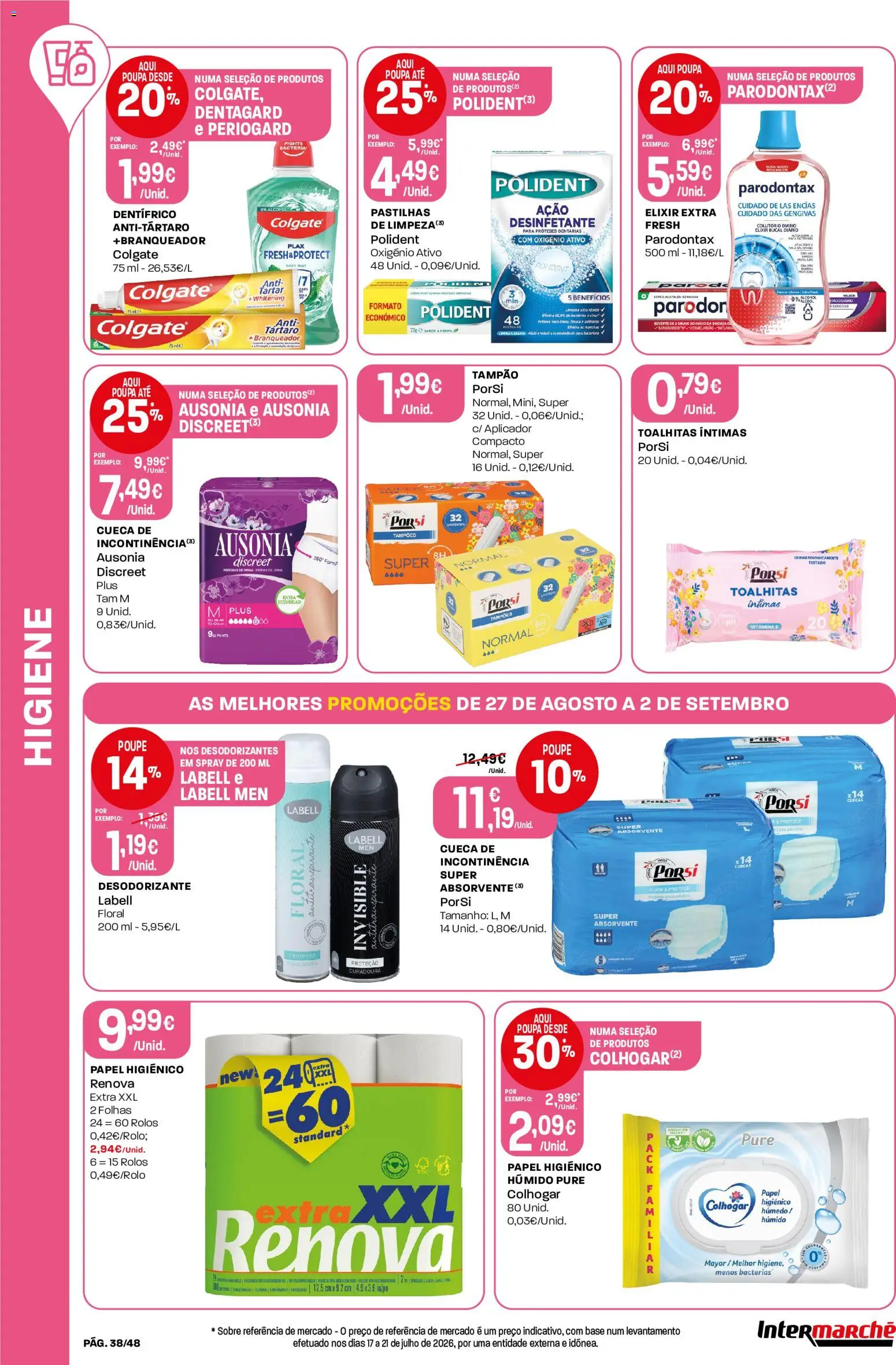 Intermarché folheto │ válido de 27/08/2026 | Página: 38