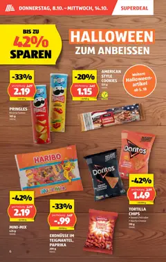 ERDNÜSSE IM TEIGMANTEL, PAPRIKA, Erdnüsse im Teigmantel, Paprika ab 08.10.2026 gültig | Seite: 6 | Produkte: Erdnüsse, Paprika, Chili, Chips
