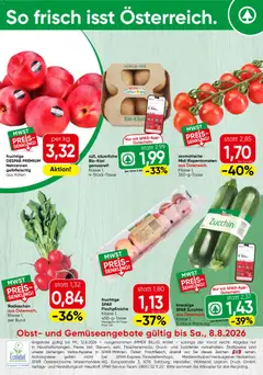 Spar Obst & Gemüse ab 03.08.2026 gültig