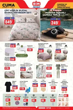 01.05.2026 tarihinden itibaren geçerli olan BİM kataloğu önizlemesi | Sayfa: 7 | Ürünler: Yatak, Pijama, Terlik, Mantar