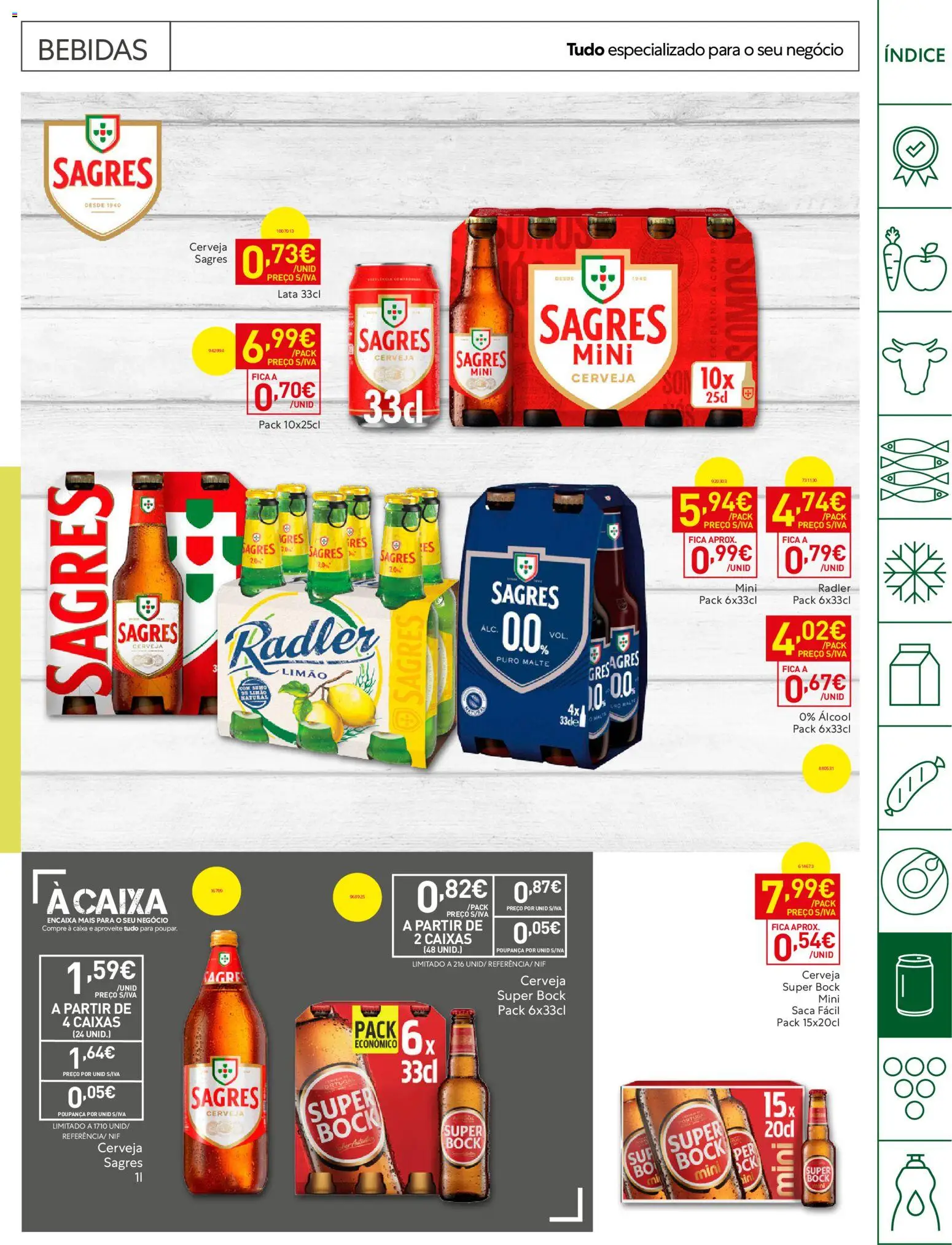 Recheio Horeca Madeira │ válido de 01/09/2026 | Página: 17 | Produtos: Bebidas, Radler, Caixa, Cerveja