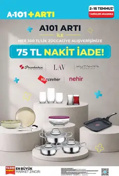 02 Temmuz 2026 tarihinden itibaren geçerli olan A101 kataloğu önizlemesi | Sayfa: 21