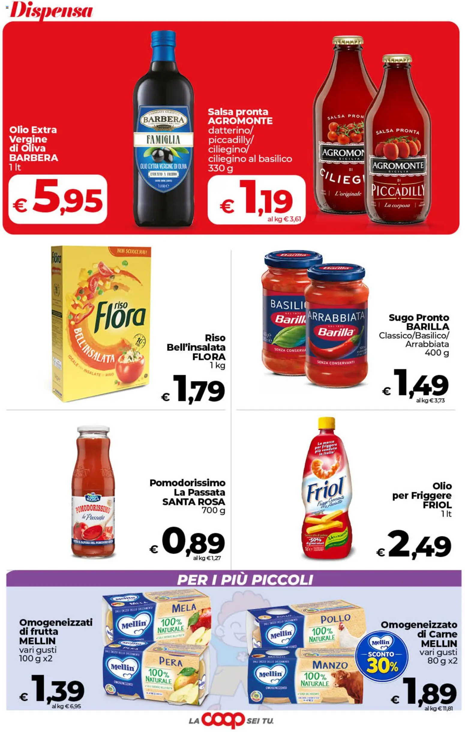 Volantino COOP del 21/07/2026 | Pagina: 30 | Prodotti: Riso, Frutta, Basilico, Sugo