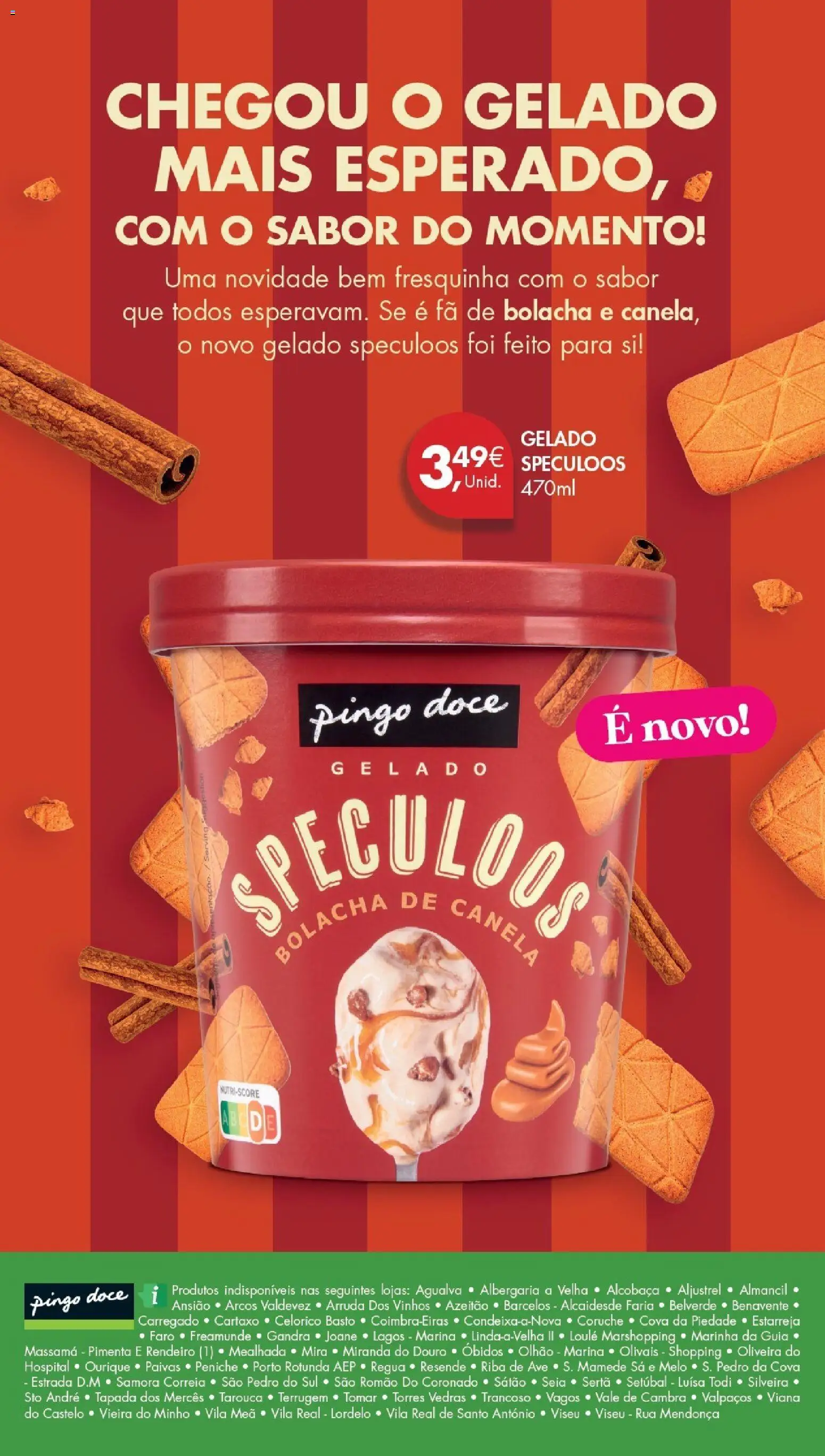 Pingo Doce Especial Gelados │ válido de 21/07/2026 | Página: 10 | Produtos: Pimenta, Canela, Gelado