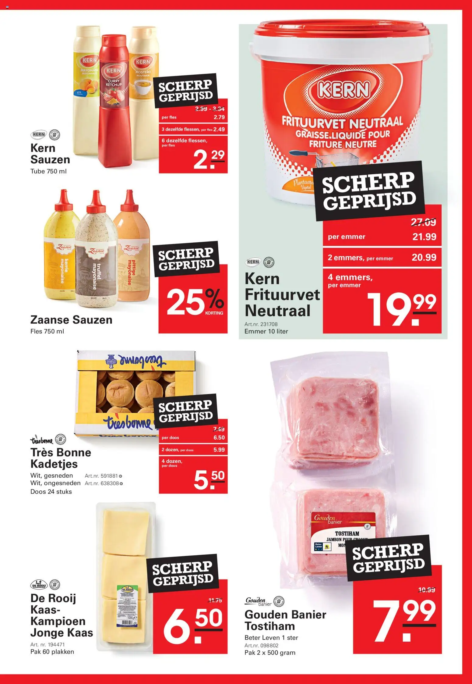 {H1} | Pagina: 7 | Producten: Kaas, Sauzen, Ketchup, Fles