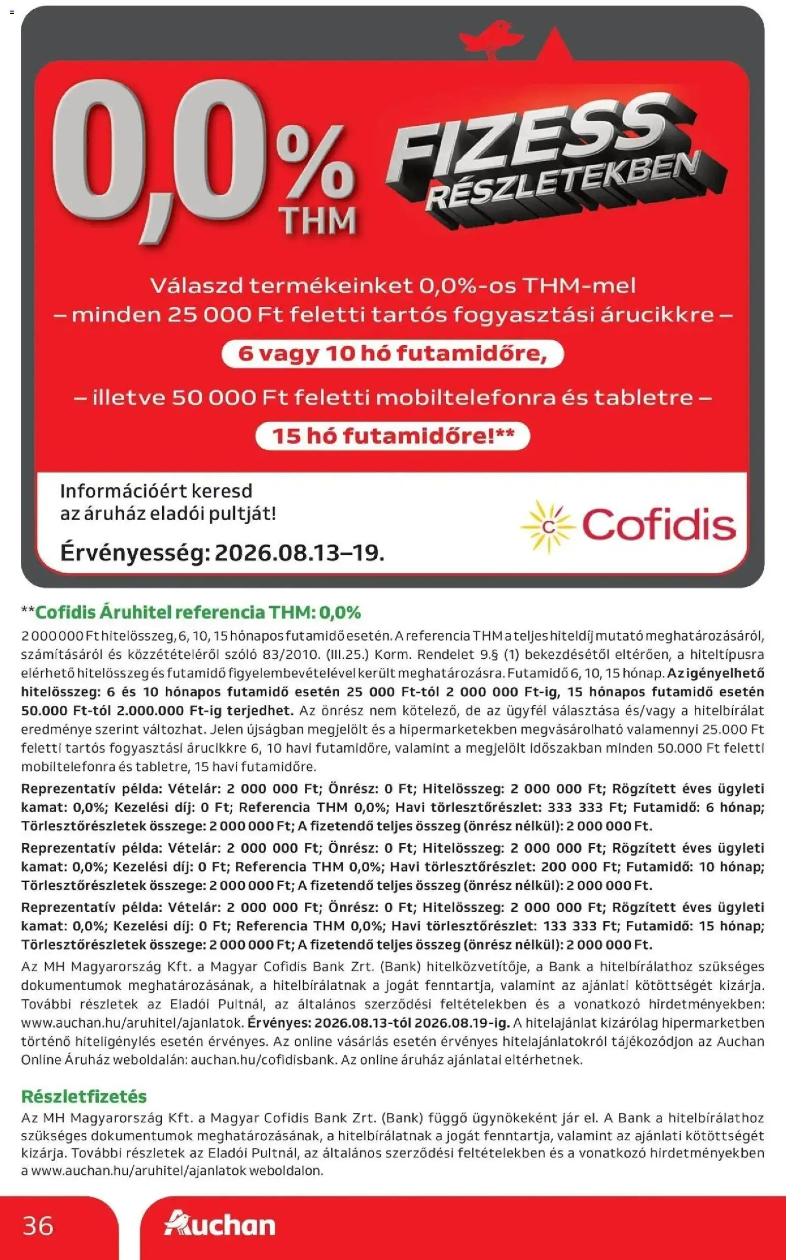 Auchan akciós újság Szolnok - 2026.08.13. -tól/töl > akció, lapozható szórólap 🛍️ | Oldal: 36 | Termékek: Szőlő, Jar
