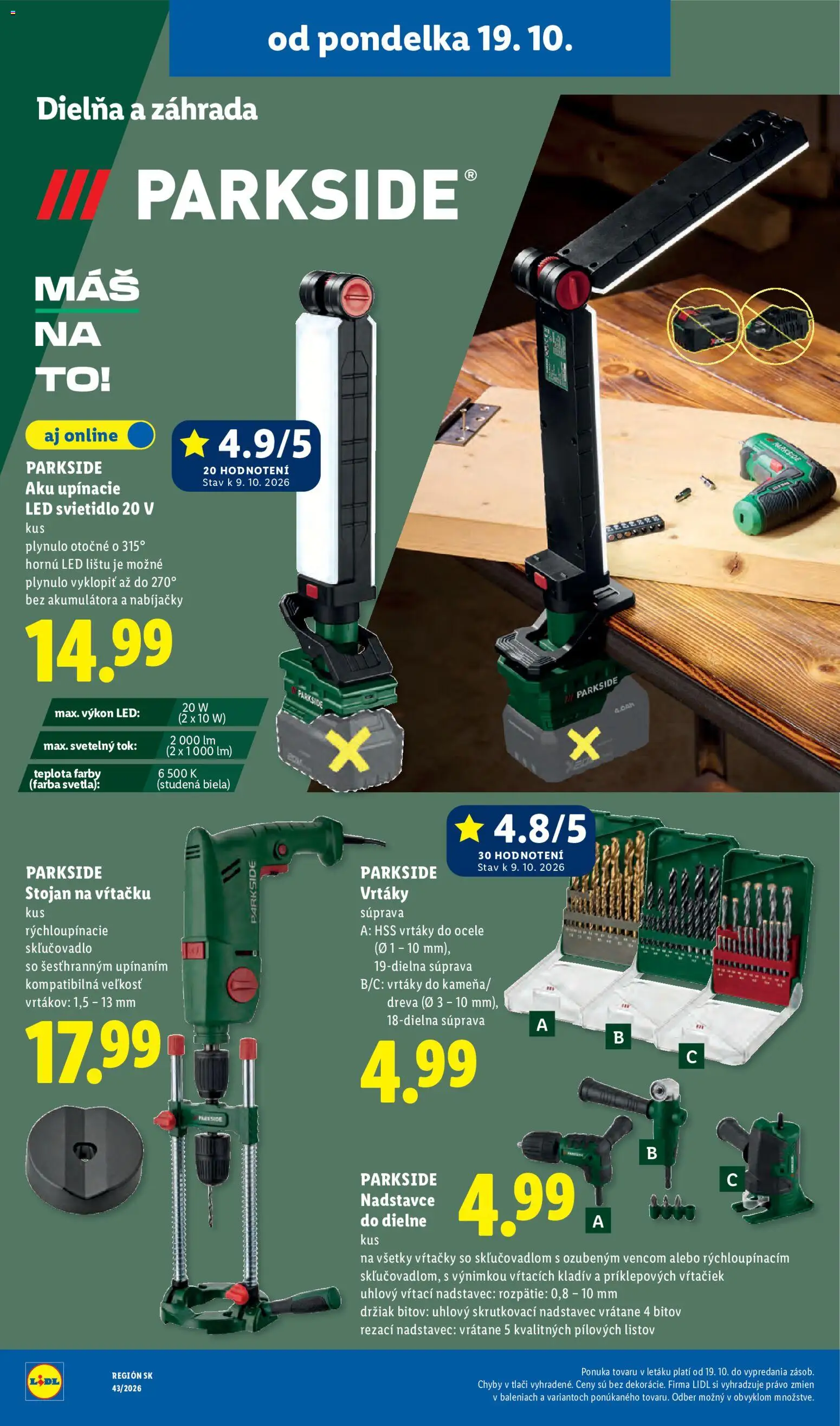 Nové Lidl akcie – leták je platný od 19.10.2026 | Strana: 62