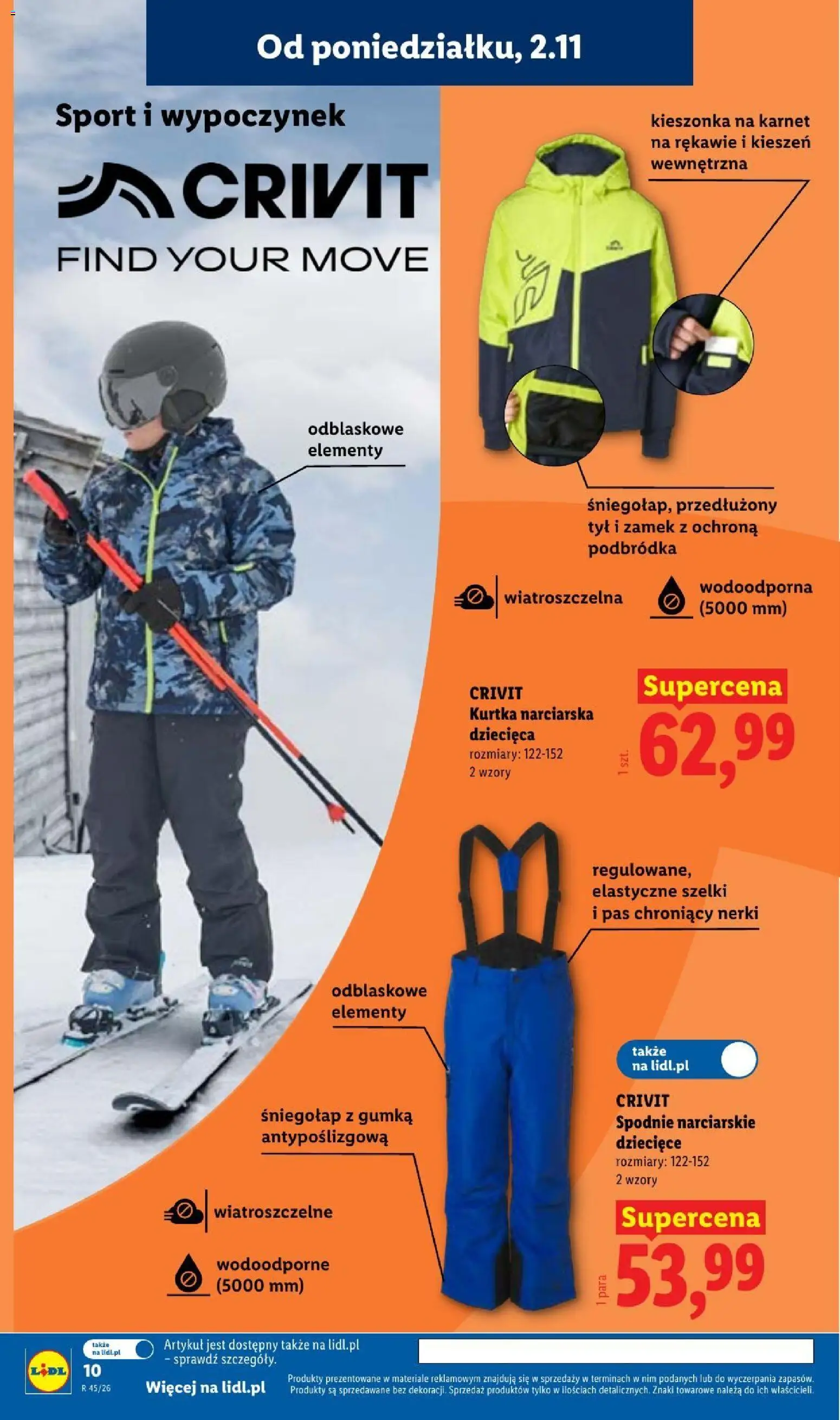 Lidl Katalog od 02.11.2026 | Strona: 12 | Produkty: Kurtka, Spodnie