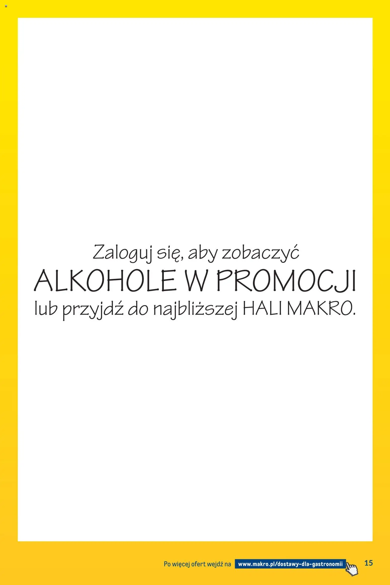 Makro gazetka - Dostawy dla gastronomii od 04.05.2026 | Strona: 15