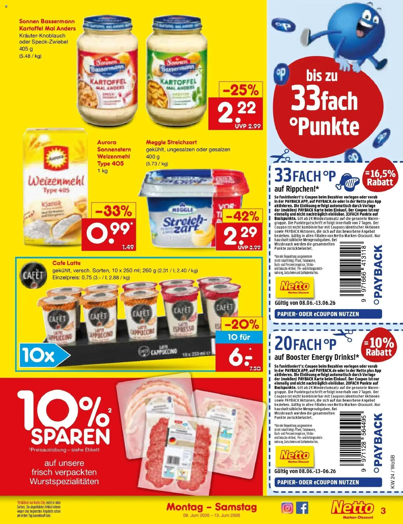Netto Marken-Discount Prospekt Mannheim – gültig ab 08.06.2026 | Seite: 5 | Produkte: Energy, Weizenmehl