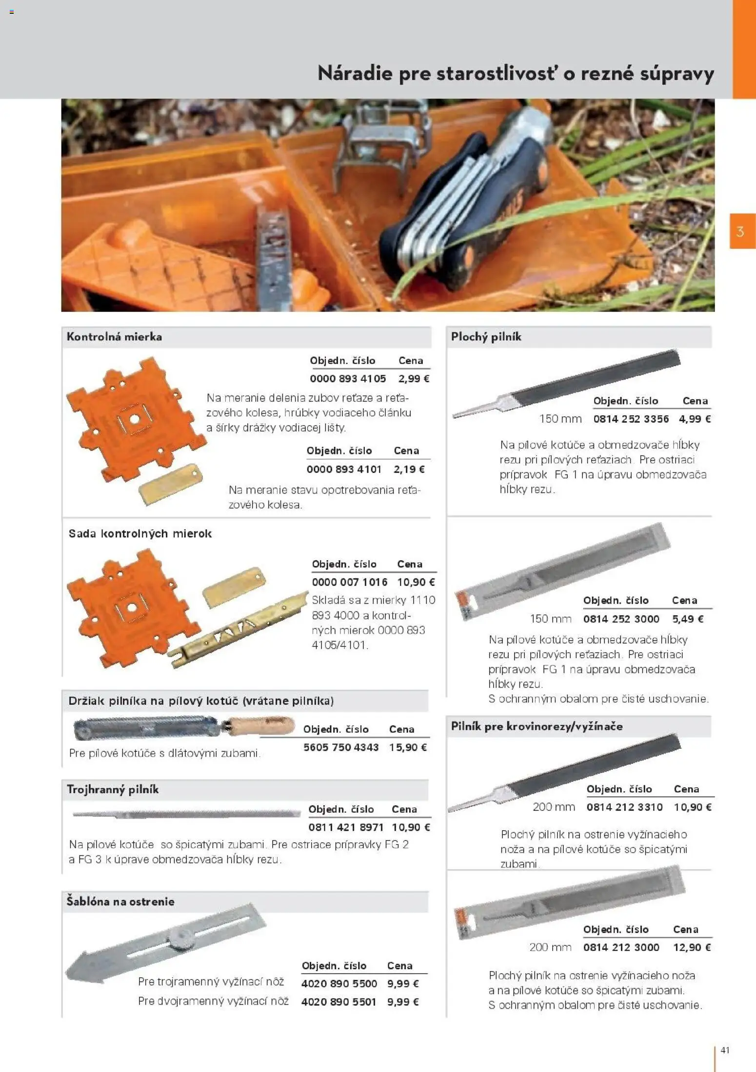 Nové STIHL akcie – leták je platný od 19.08.2026 | Strana: 41 | Produkty: Náradie, Rezne