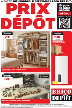 Brico Dépôt - Prévisualisation de Brico Dépôt catalogue valide à partir de 11/09/2026