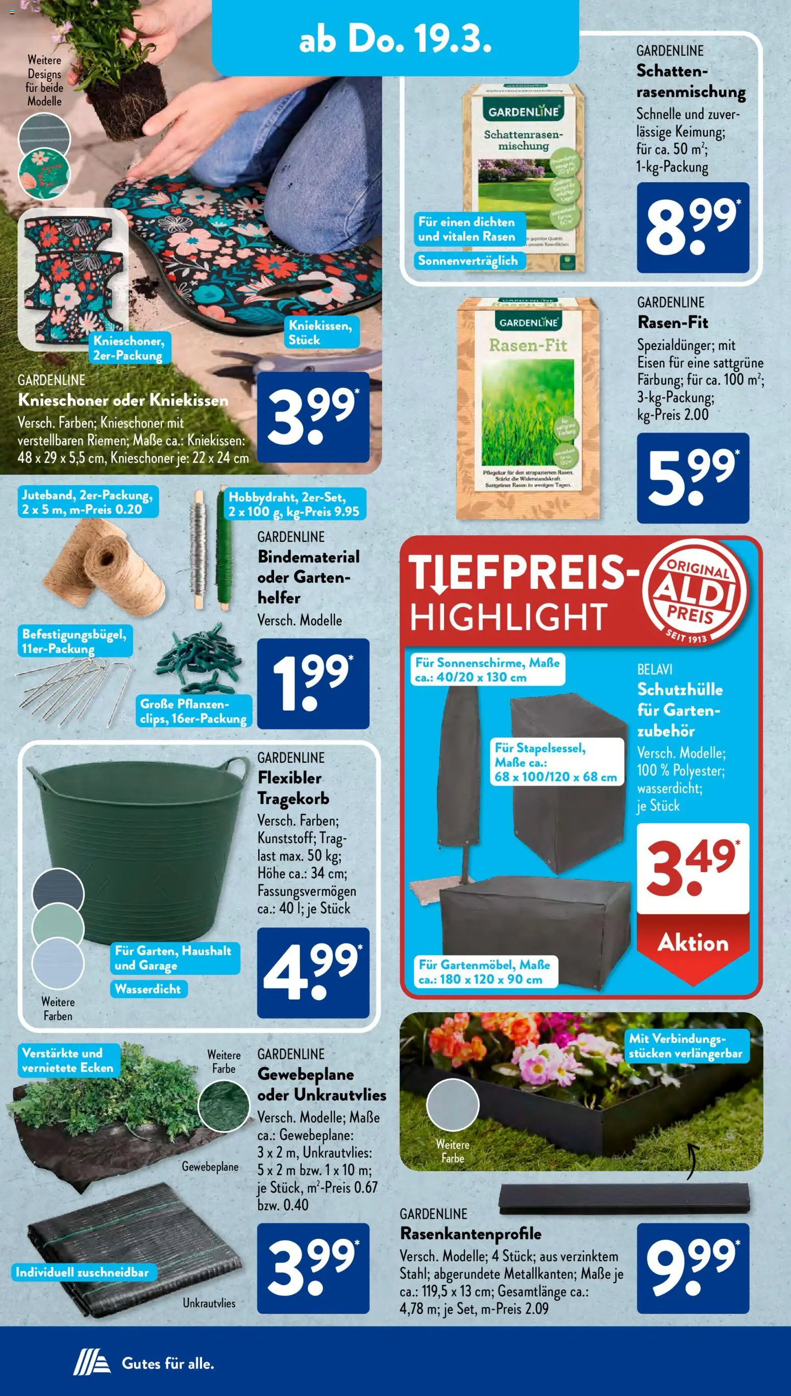 Aldi Süd Prospekt 	 – gültig ab 16.03.2026 | Seite: 19 | Produkte: Mehl, Vollkornbrot, Orangen, Brot