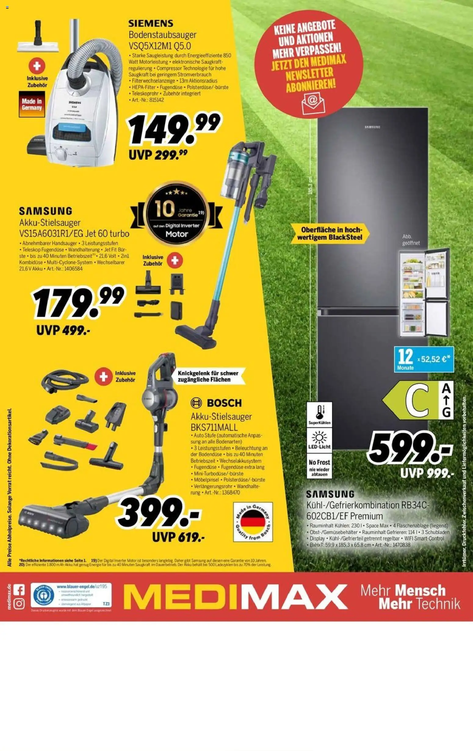 Medimax Prospekt – gültig ab 30.05.2026 | Seite: 8 | Produkte: Bosch, Siemens, Samsung