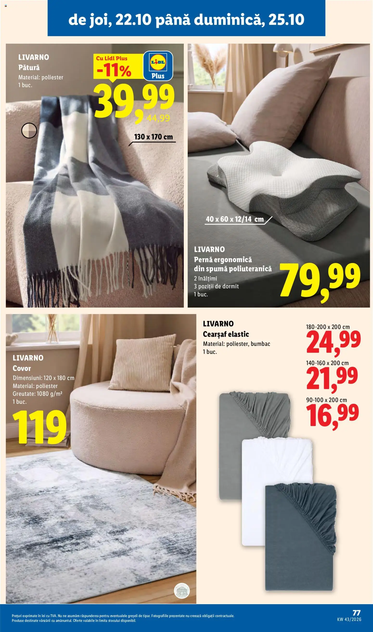 Noul catalog Lidl – valabil de la 19.10.2026 | Pagină: 77