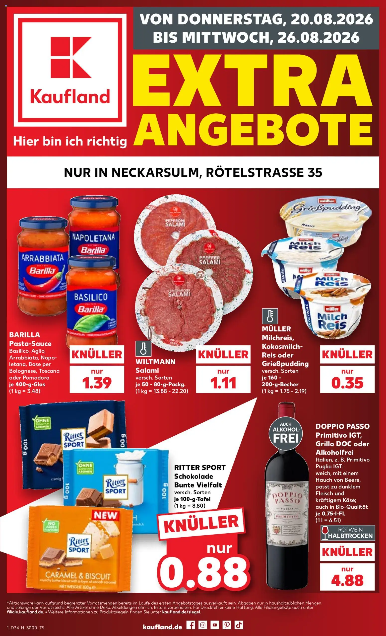 {H1} | Pagina: 1 | Producten: Salami, Barilla