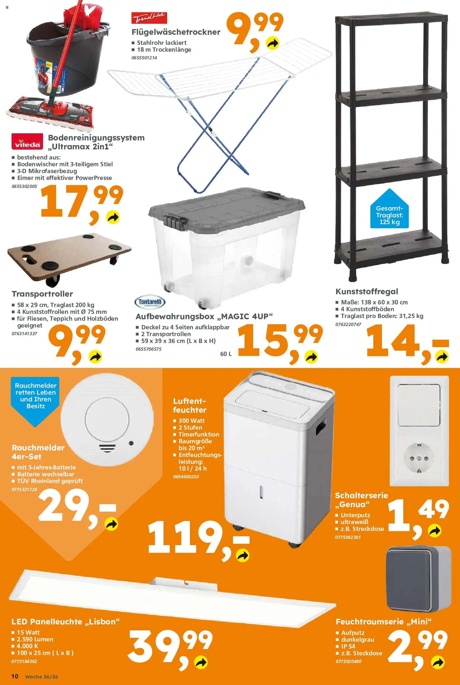 Globus Baumarkt Prospekt – gültig ab 31.08.2026 | Seite: 10