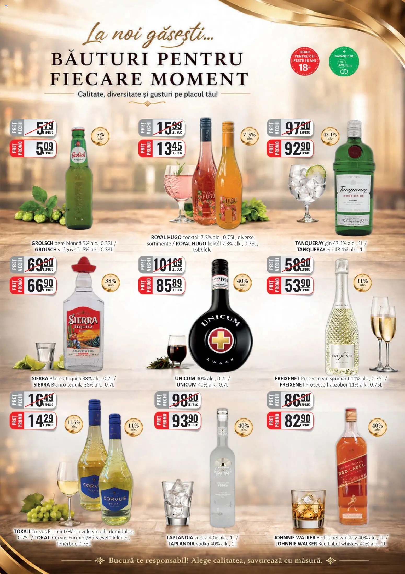 Noul catalog CBA – valabil de la 16.08.2026 | Pagină: 5 | Produse: Vodca, Gin, Vodka, Hugo