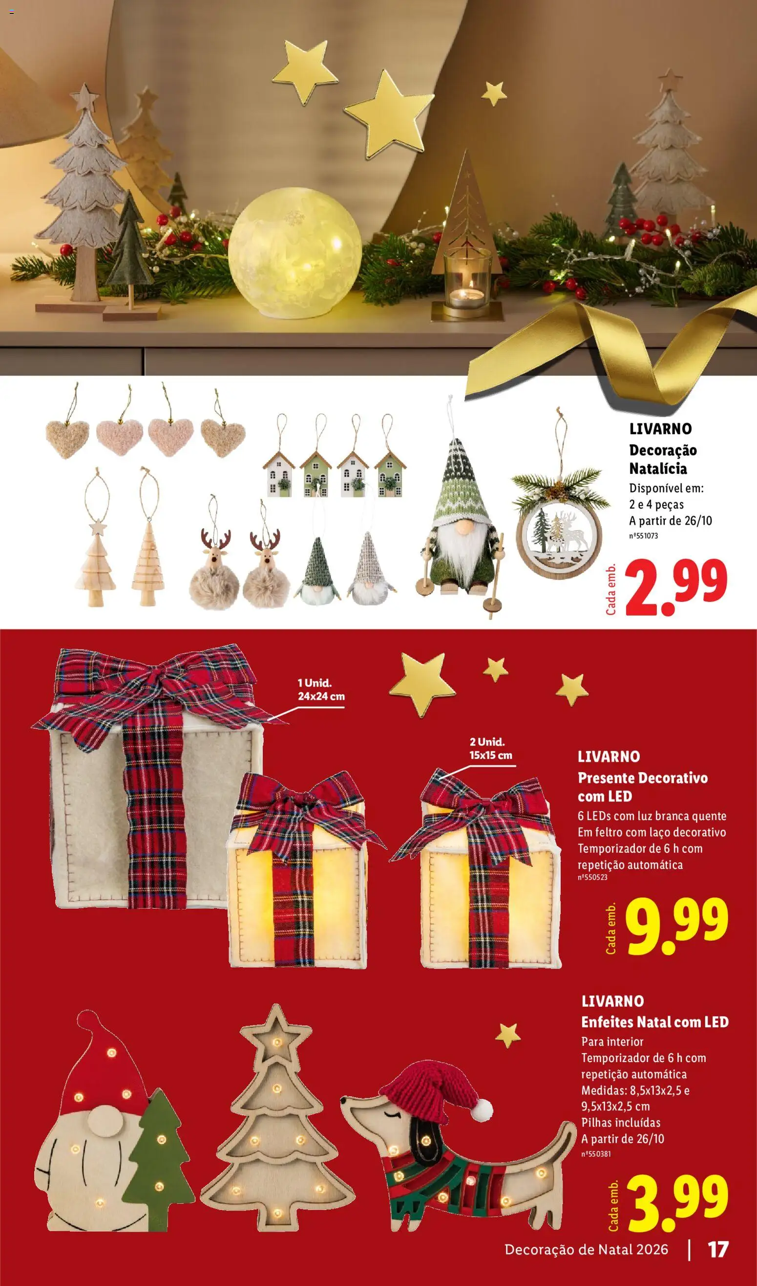 Lidl Folheto Especial Decoração de Natal │ válido de 26/10/2026 | Página: 17