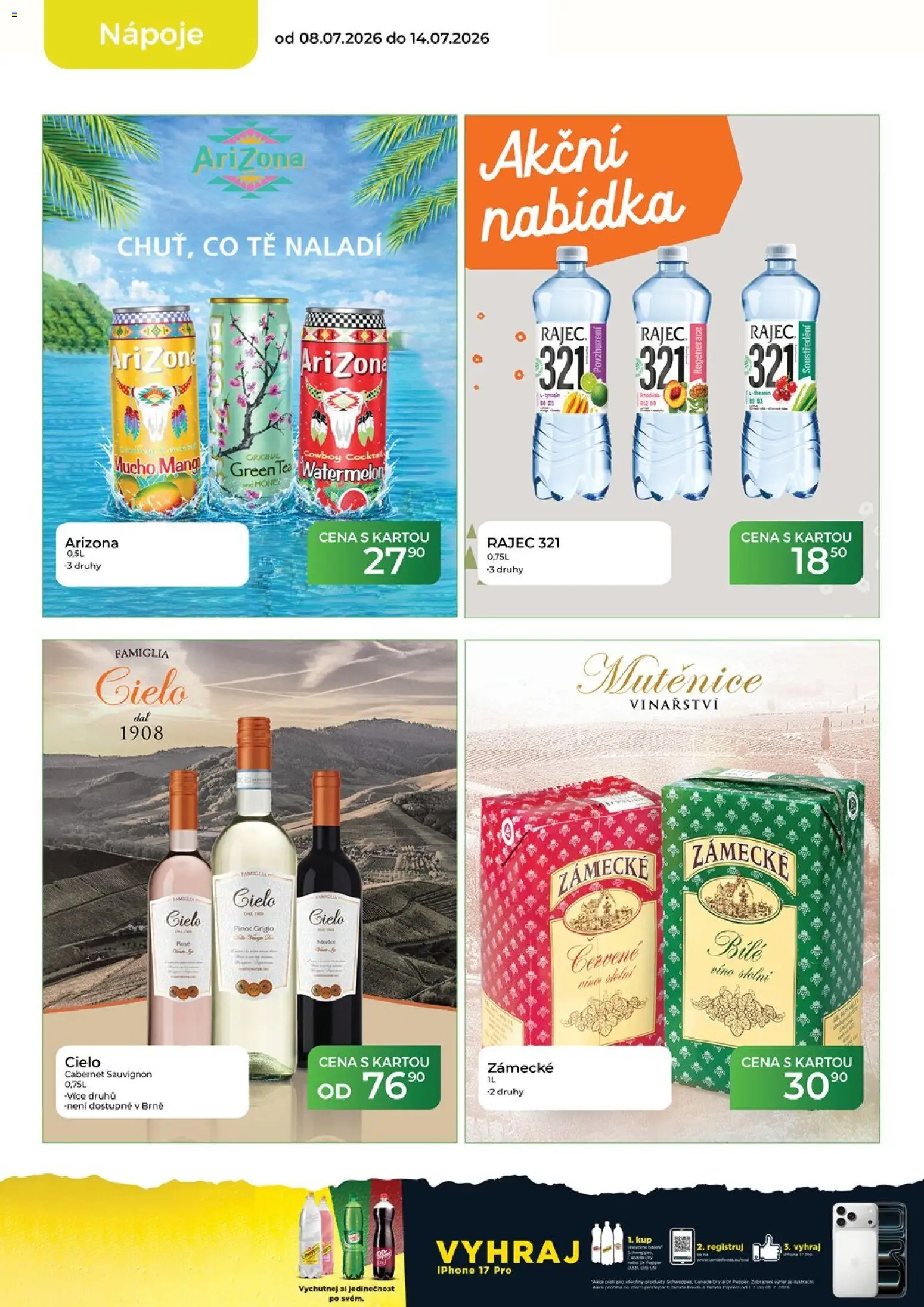 Tamda Foods leták od 08.07.2026 | Strana: 12 | Produkty: Víno, Iphone, Cabernet Sauvignon, Pinot Grigio