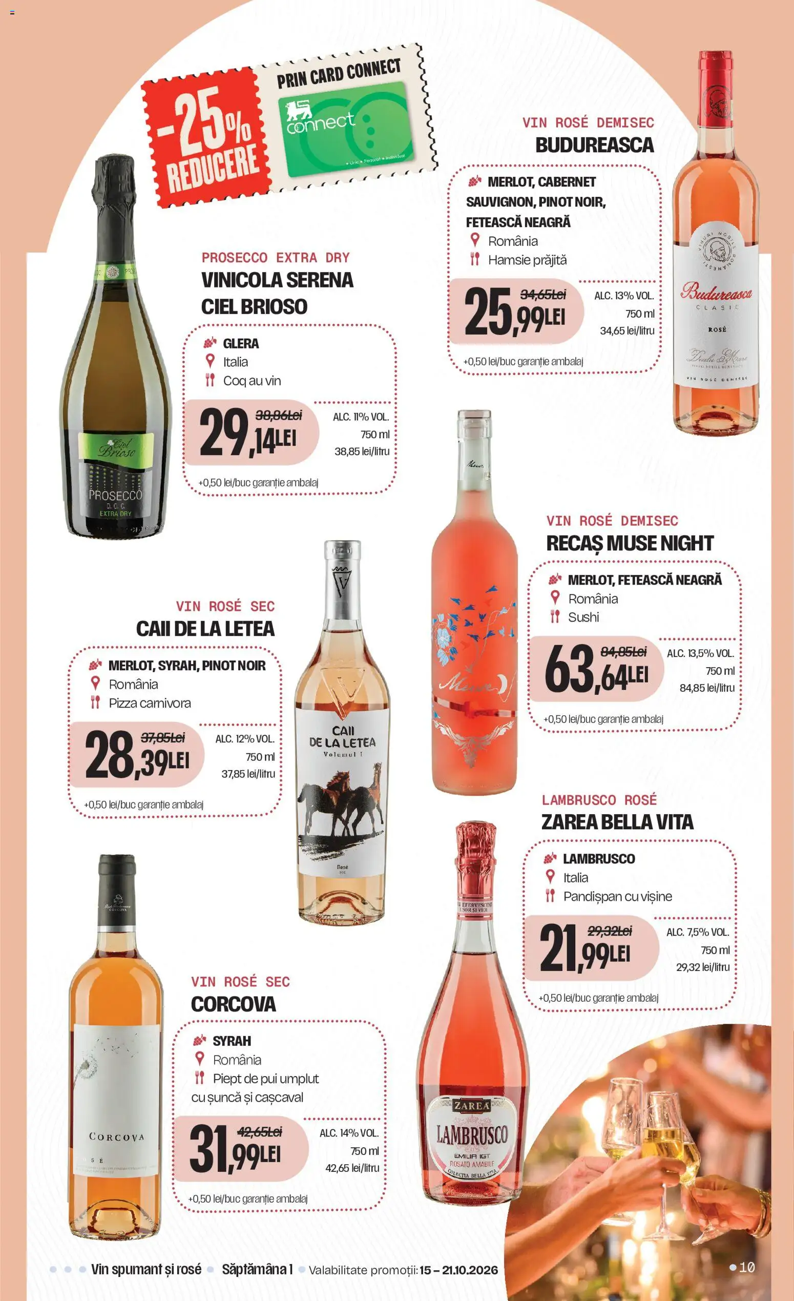 Noul catalog Mega Image – valabil de la 15.10.2026 | Pagină: 10 | Produse: Vită, Pui, Cașcaval, Prosecco