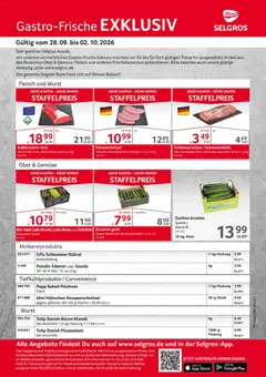 Selgros Gastro Angebote ab 28.09.2026 gültig