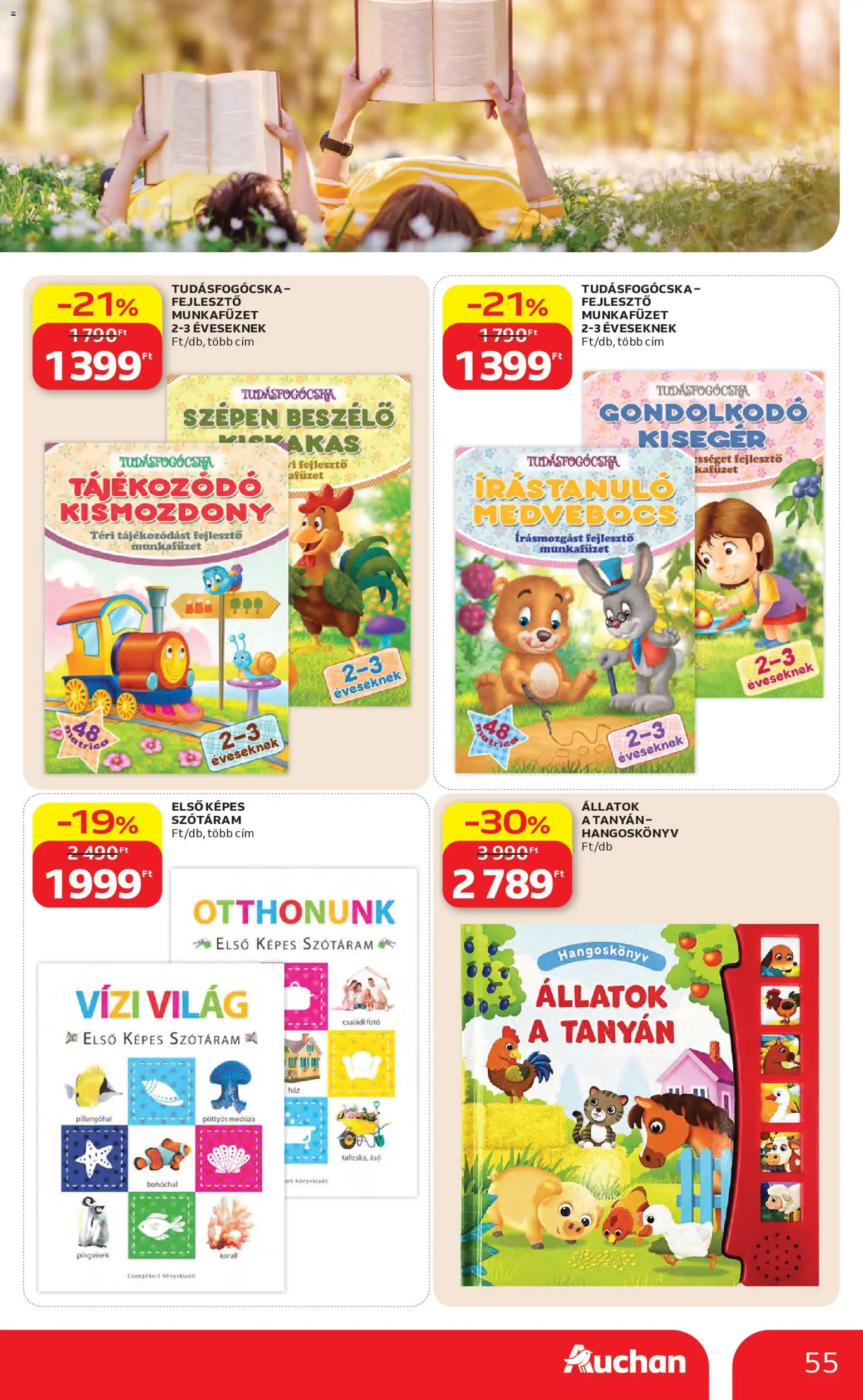Auchan akciós ujság - amely érvényes a következő dátumtól: 07.05.2026 | Oldal: 55