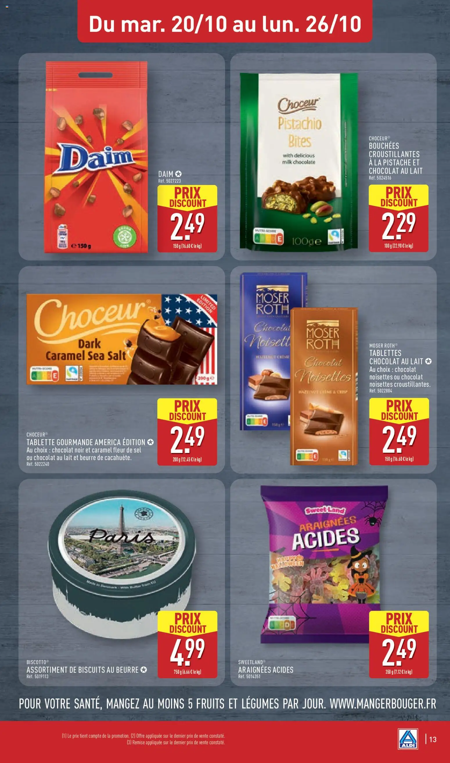 {H1} | Page: 15 | Produits: Tablette, Noisettes, Beurre, Chocolat au lait