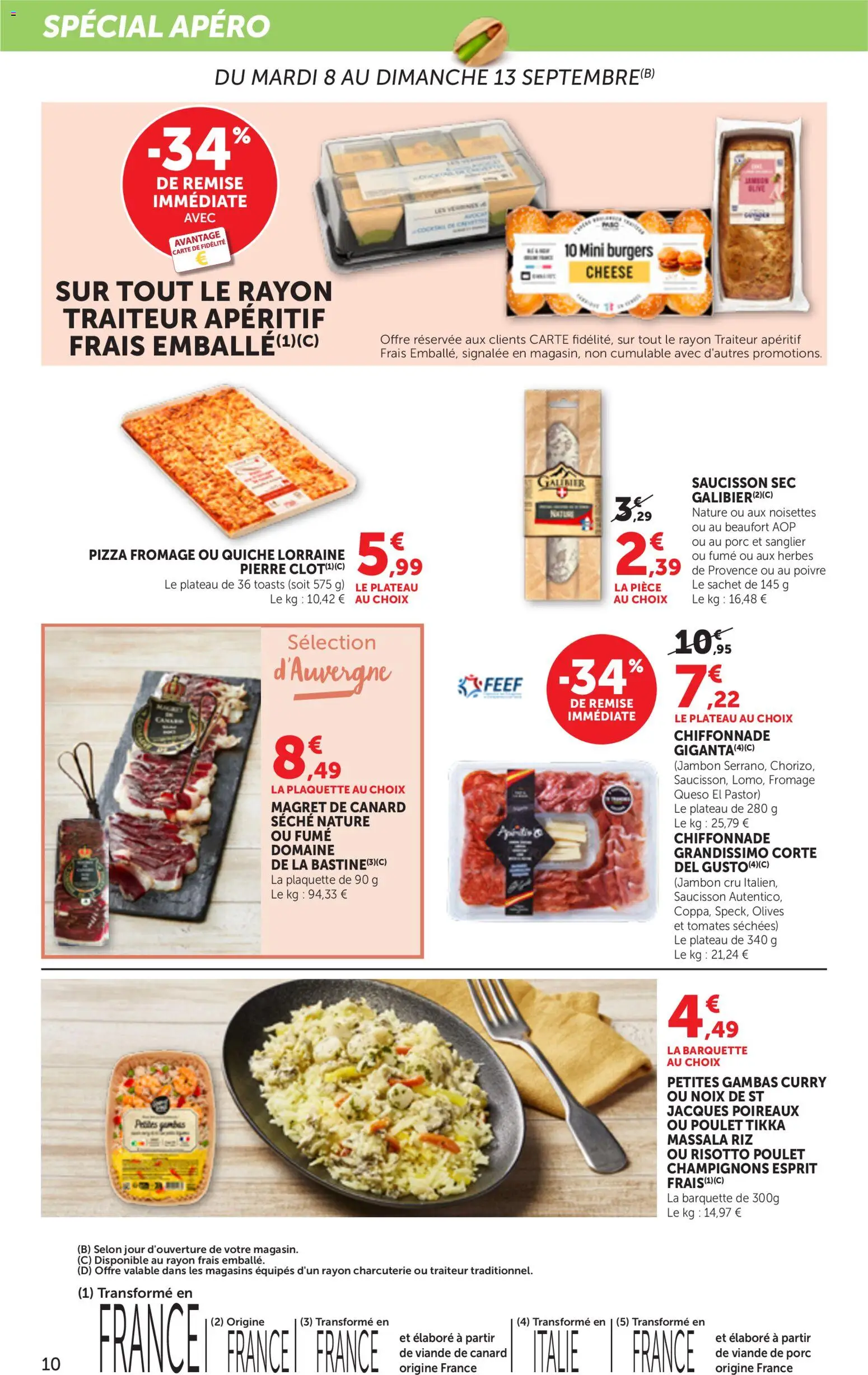 {H1} | Page: 10 | Produits: Viande de porc, Charcuterie, Jambon, Viande