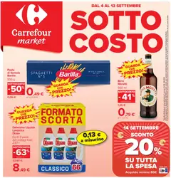 Anteprima del volantino Carrefour volantino Market valido a partire dal 04/09/2026