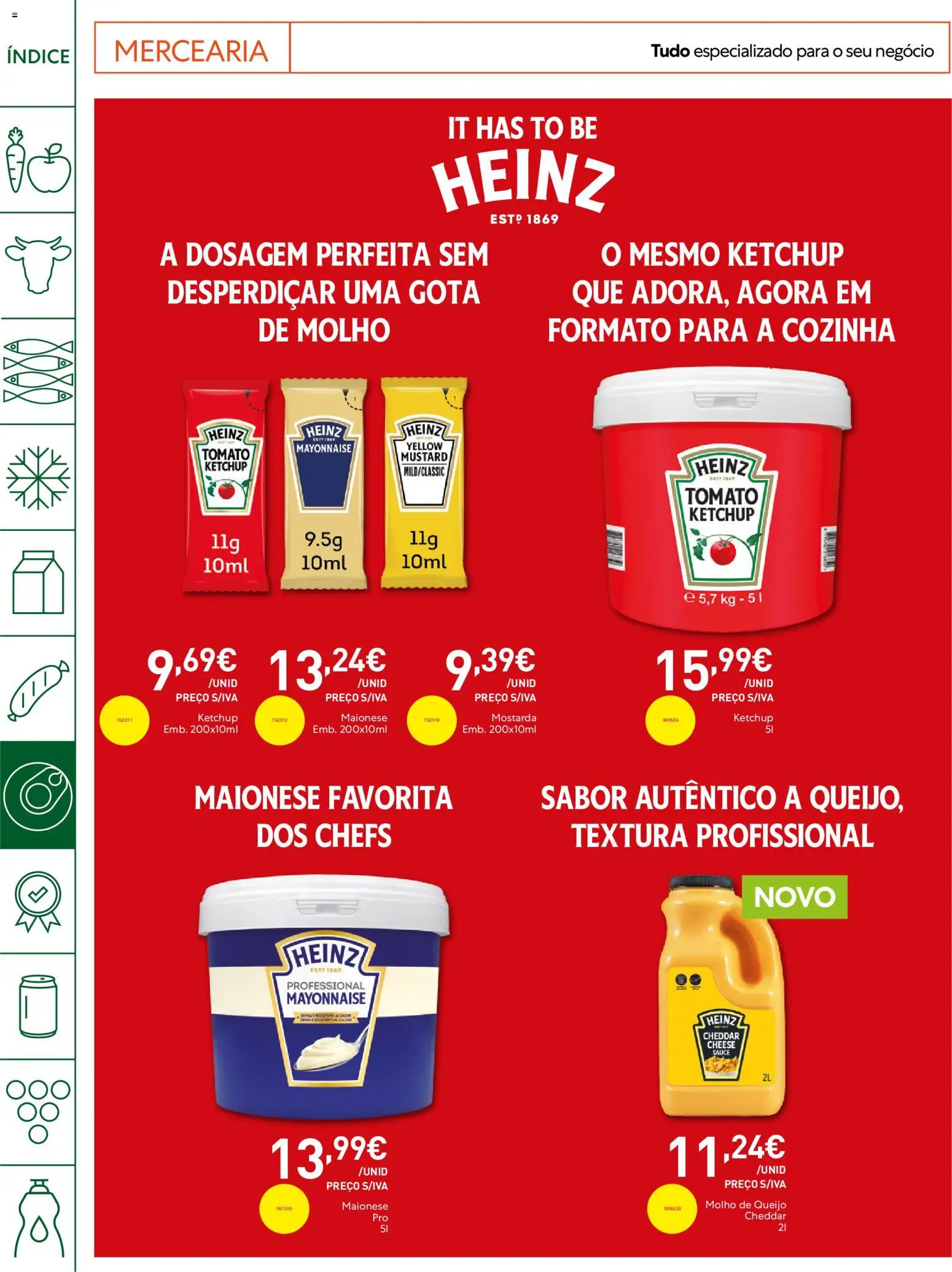 Recheio Horeca │ válido de 23/06/2026 | Página: 16 | Produtos: Queijo, Cheddar, Maionese, Ketchup