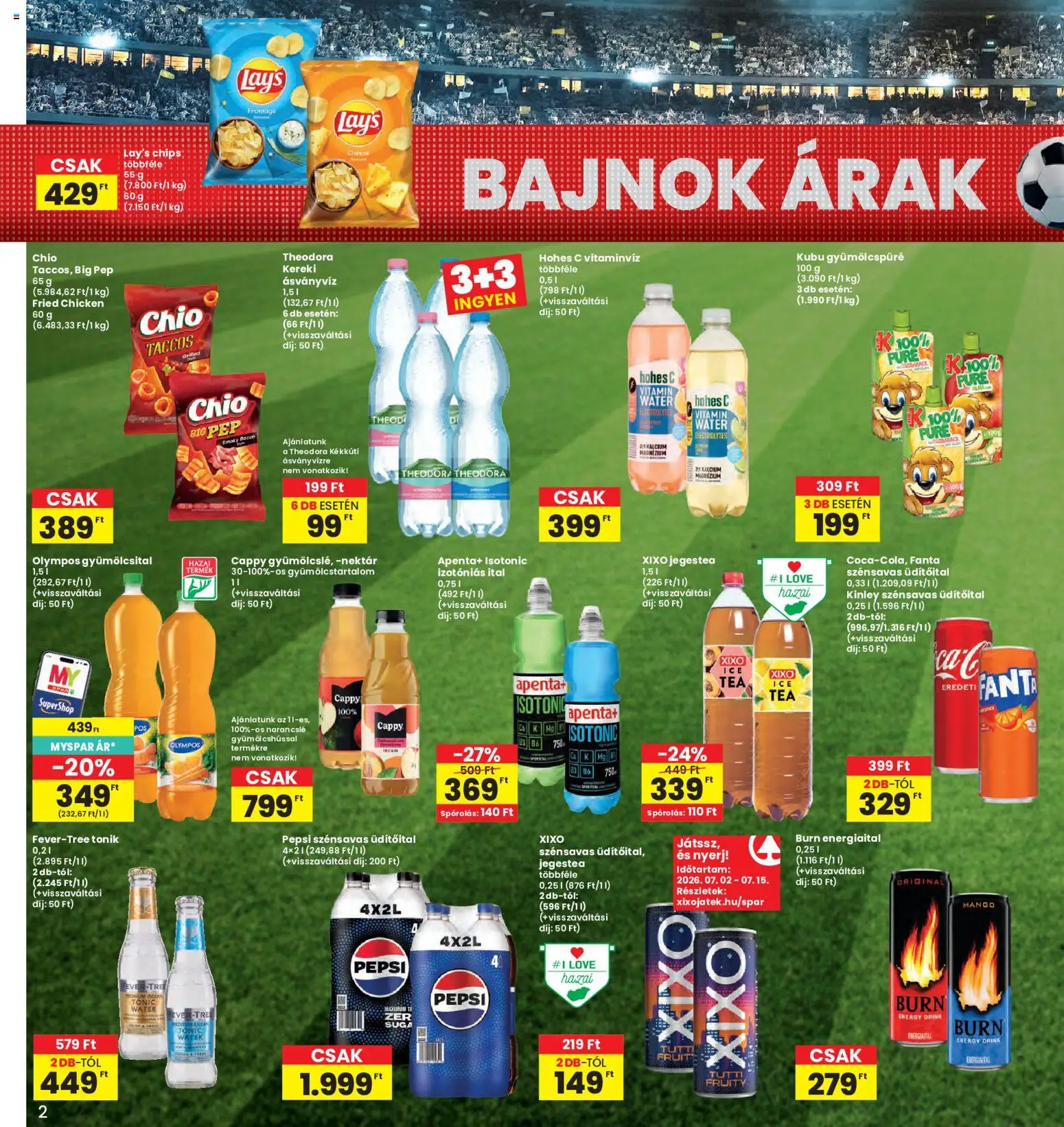 Interspar akciós ujság - amely érvényes a következő dátumtól: 2026.07.02. | Oldal: 2