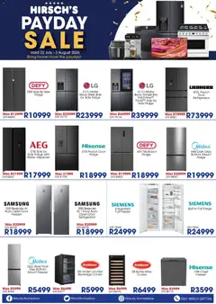 Hirsch's specials catalogue – valid from 22/07/2026