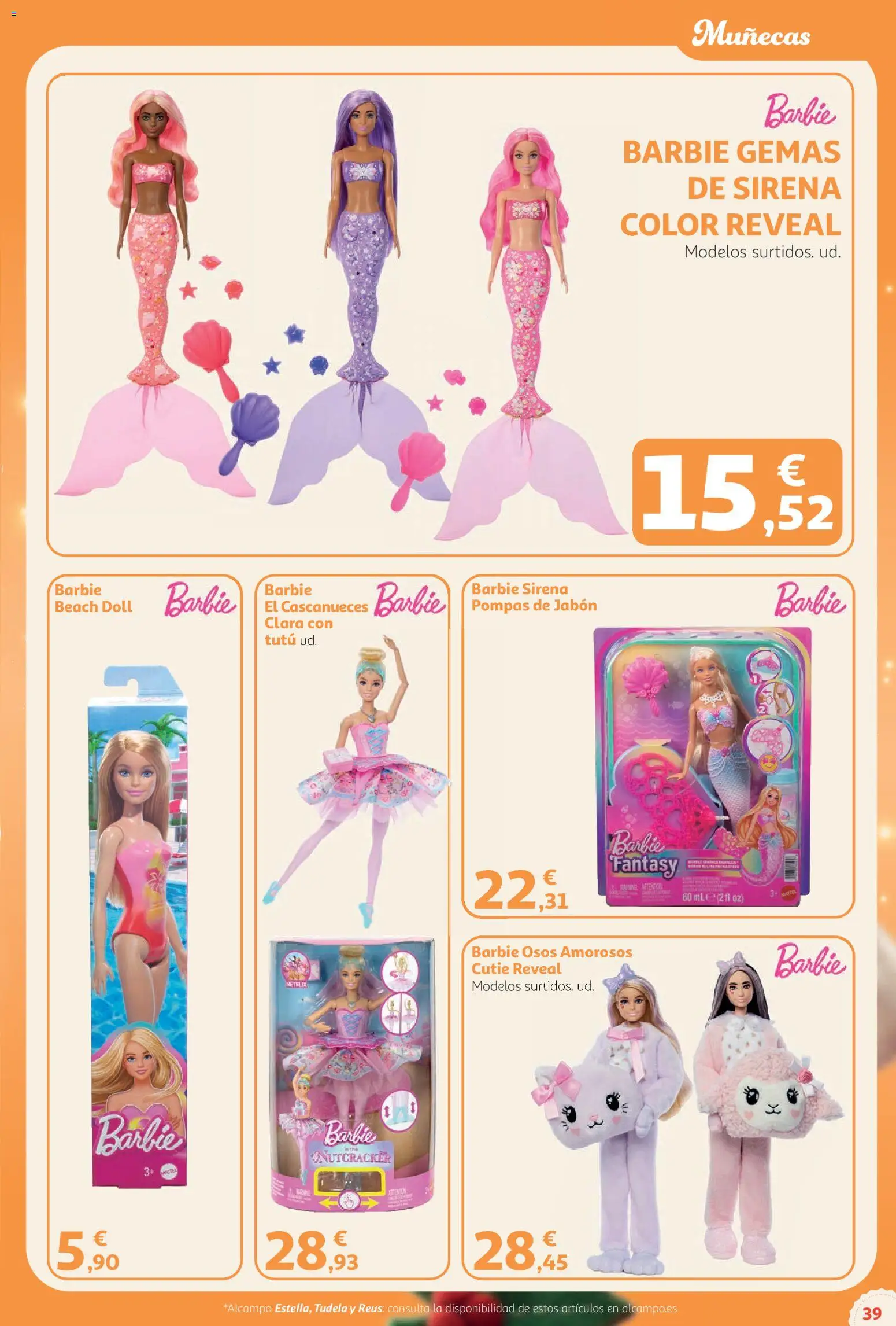 Alcampo Catálogo Juguetes Superstore │ válido desde el 03/11/2026 | Página: 39 | Productos: Jabón
