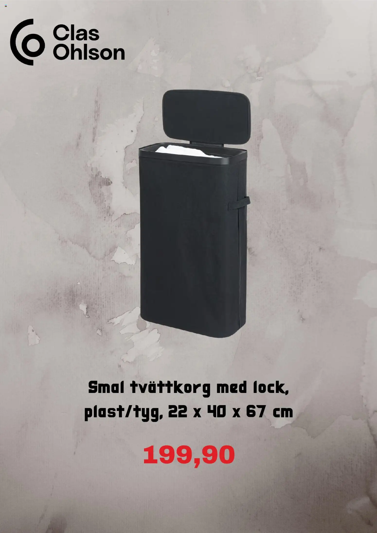 Clas Ohlson reklamblad aktuell från 21/08/2026 | Sida: 8 | Produkter: Tvättkorg