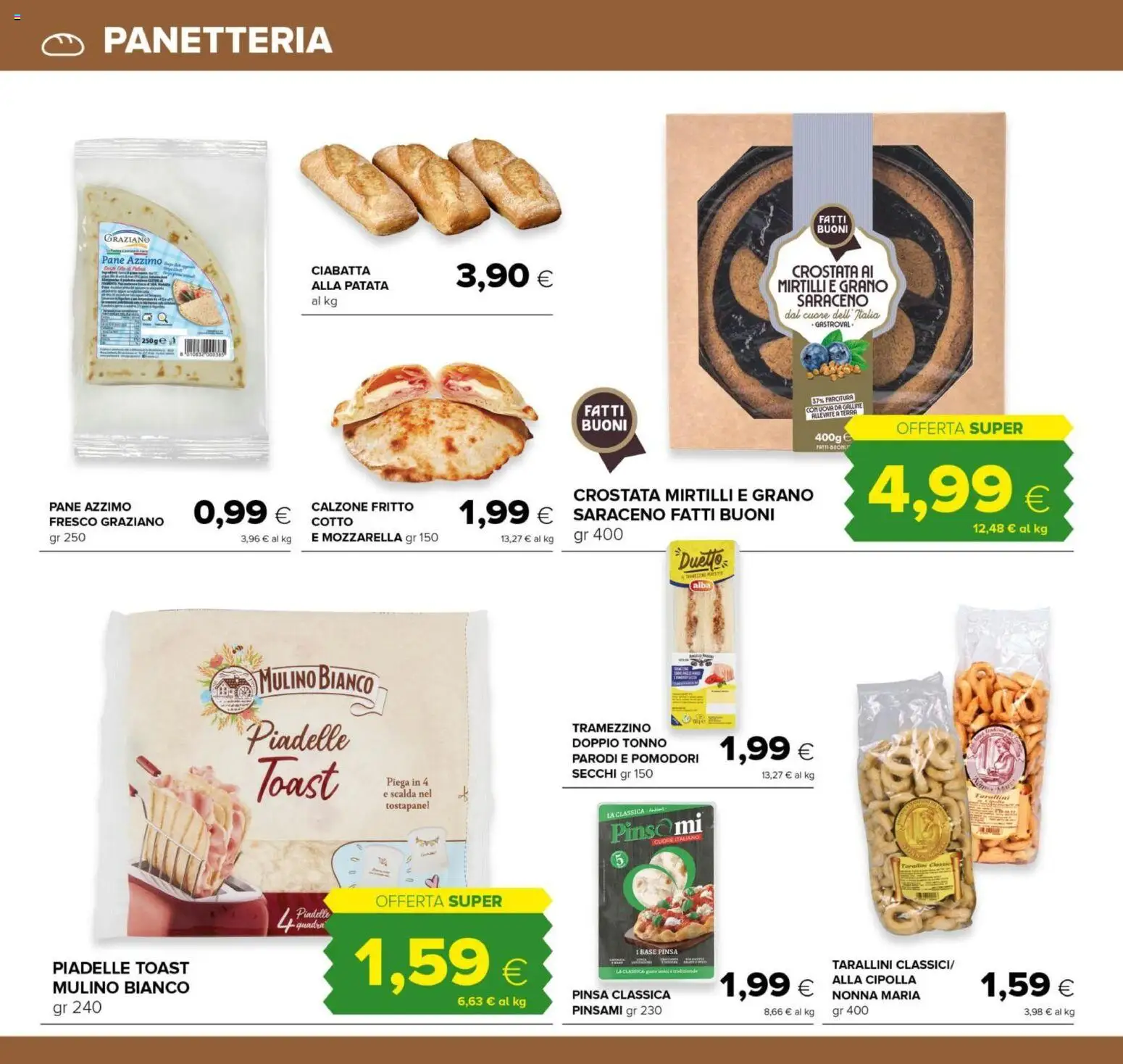 Volantino Oasi del 20.05.2026 | Pagina: 16 | Prodotti: Uova, Pane, Mozzarella, Mirtilli