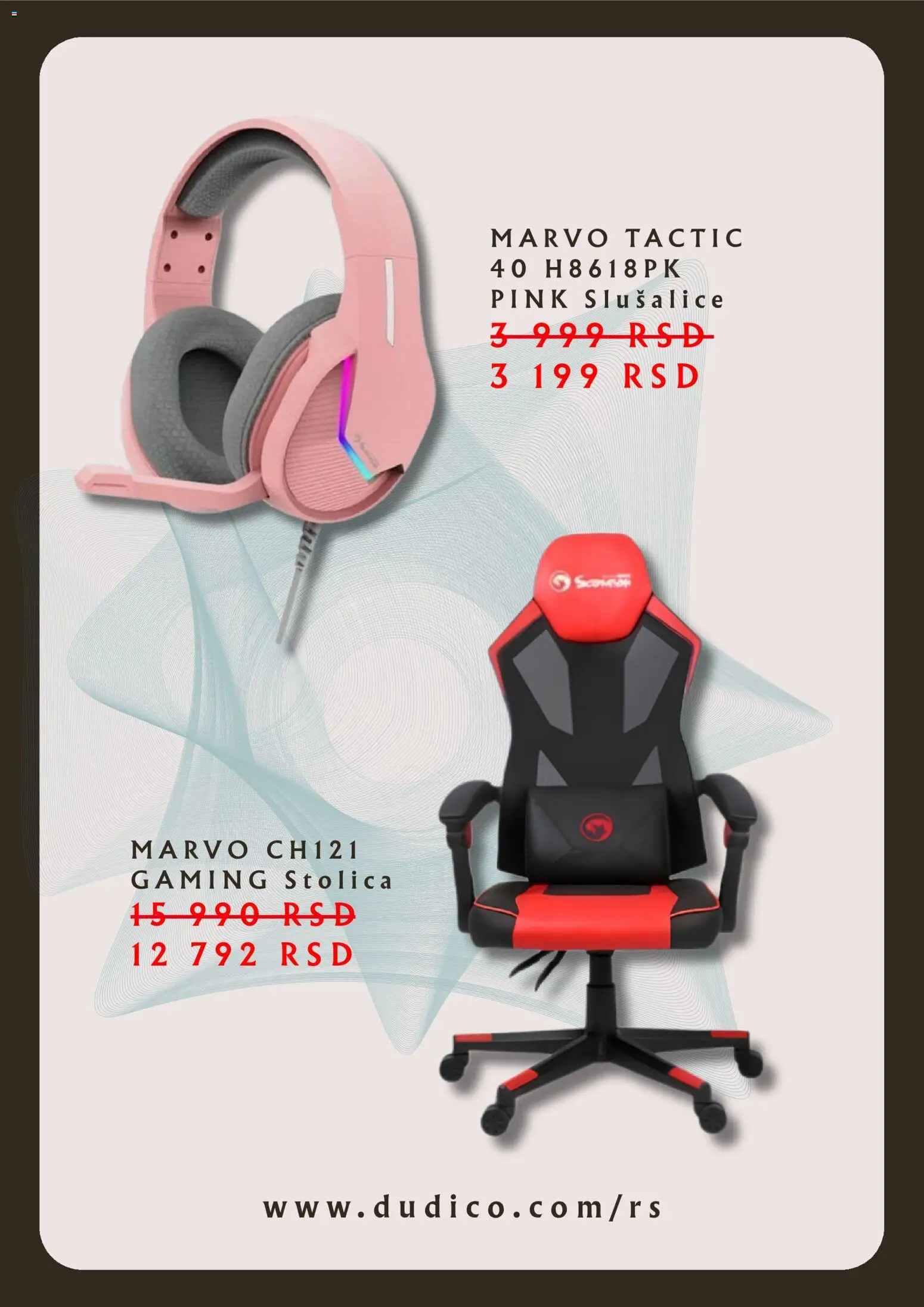 Dudi co. katalog - važi od 17.08.2026 | Strana: 5 | Proizvode: Stolica, Slušalice