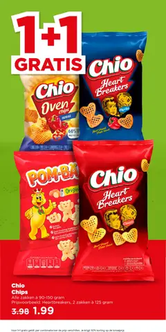 Chio Oven Chips Paprika, Chio Oven Chips Paprika flavour, baked not fried, 60% less fat. - Voorbeeld van een folder van Plus, geldig van 10.06.2026 | Pagina: 3 | Producten: Kan, Chips, Oven, Kész piskótalap