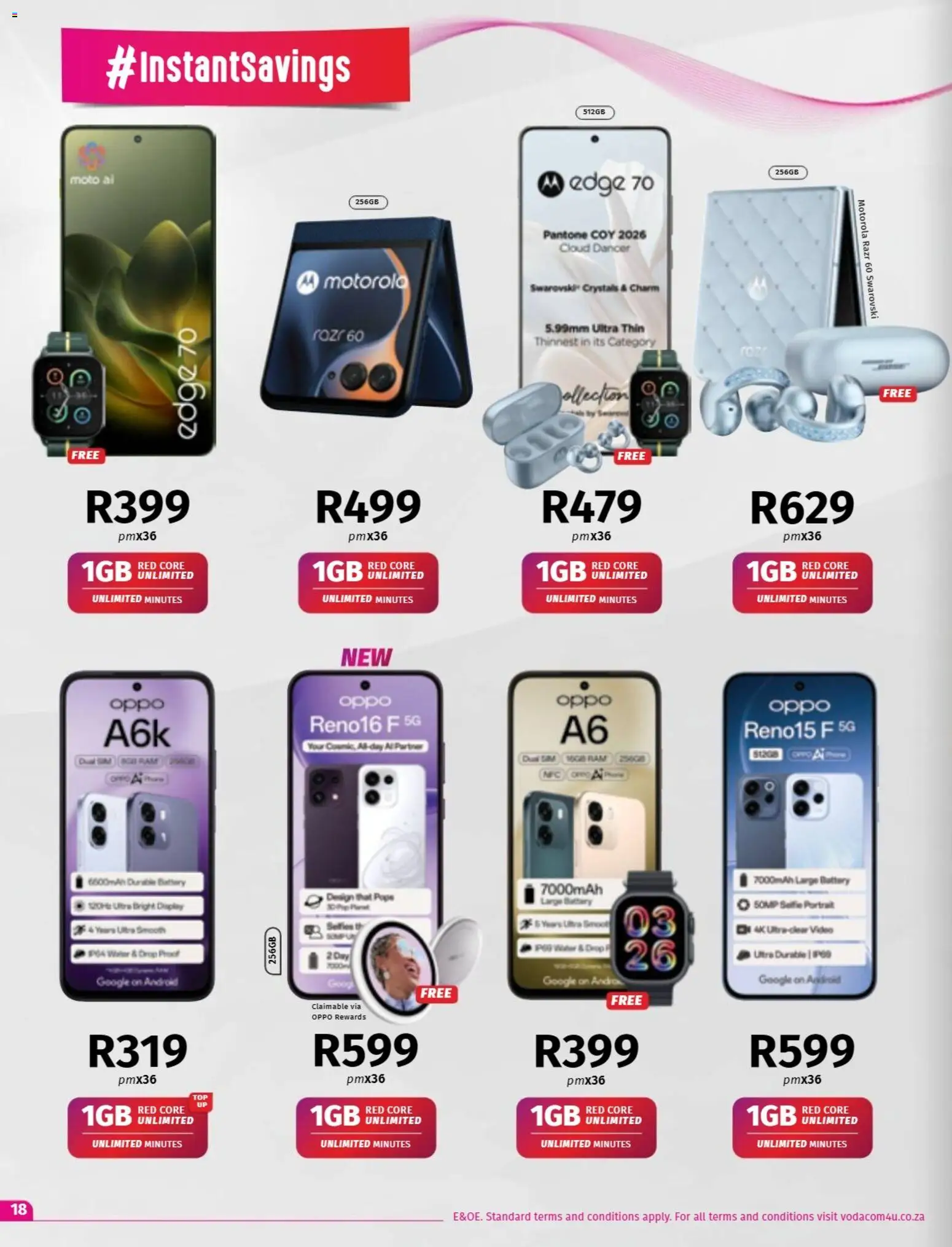 New Vodacom catalogue – valid from 08/09/2026 | Page: 18 | Products: Battery