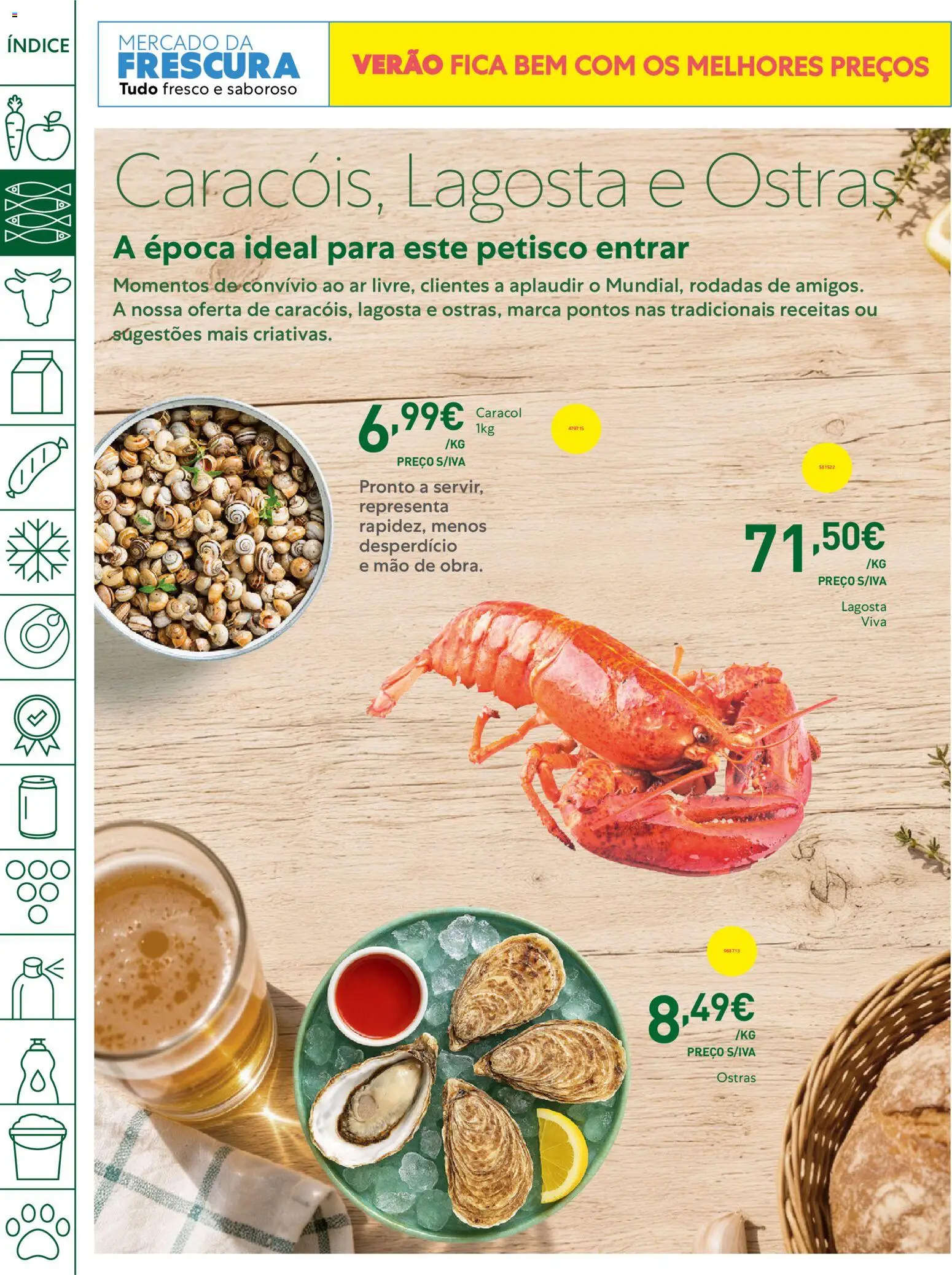 Recheio folheto Madeira │ válido de 07/07/2026 | Página: 4 | Produtos: Ostras, Lagosta