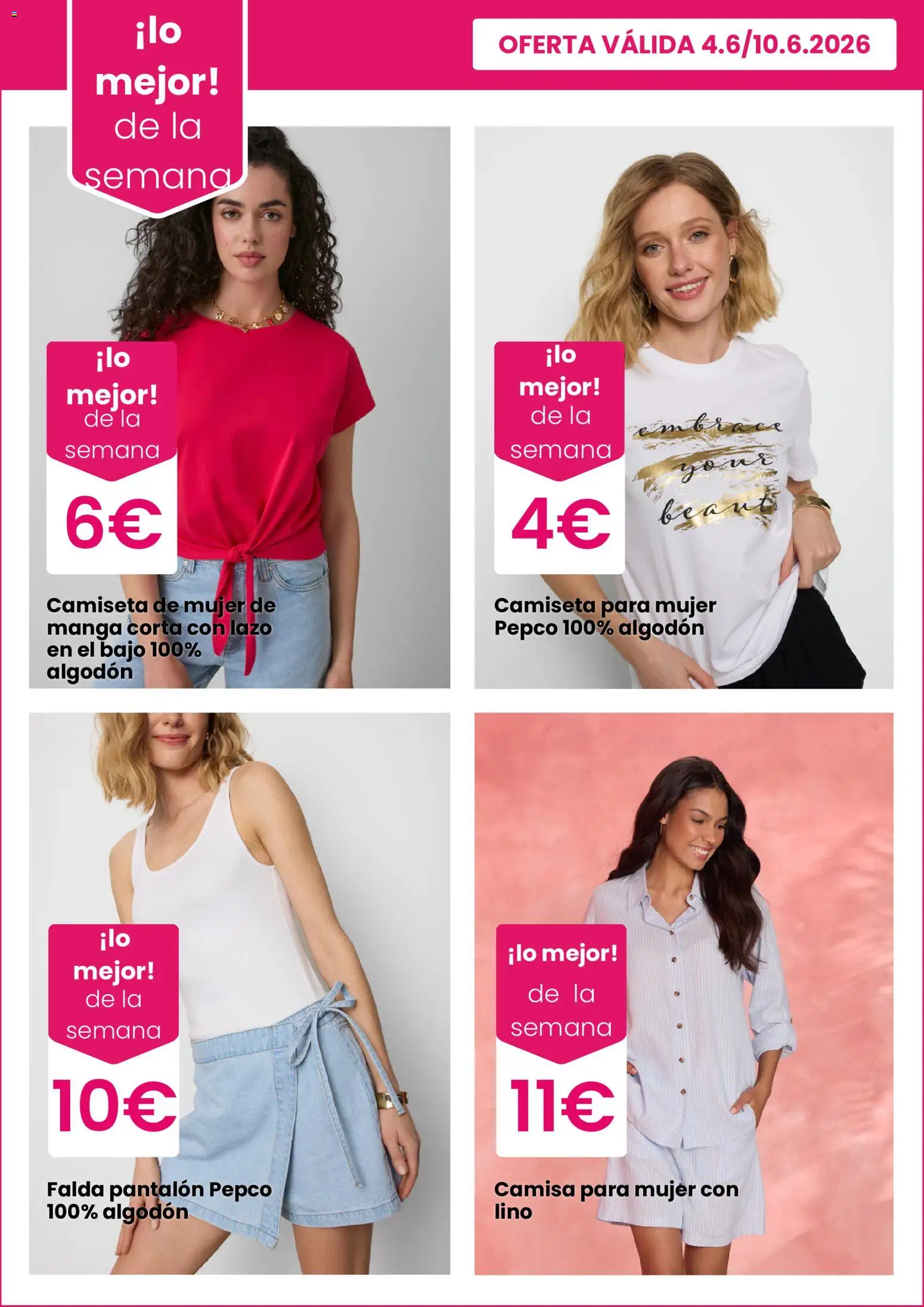 Pepco folleto │ válido desde el 04.06.2026 | Página: 4 | Productos: Camisa