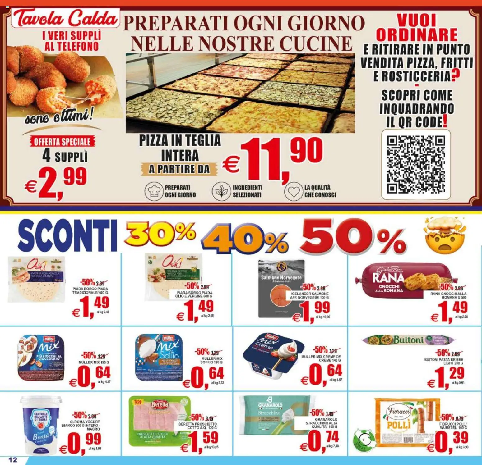 Volantino Pewex del 02/09/2026 | Pagina: 12 | Prodotti: Cioccolato, Salmone, Olio, Stracchino