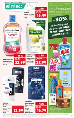 Ofertele Kaufland valabile de la 13.05.2026 | Pagină: 51 | Produse: Gel de bronzare, Recipiente, Săpun, Pastă de dinți