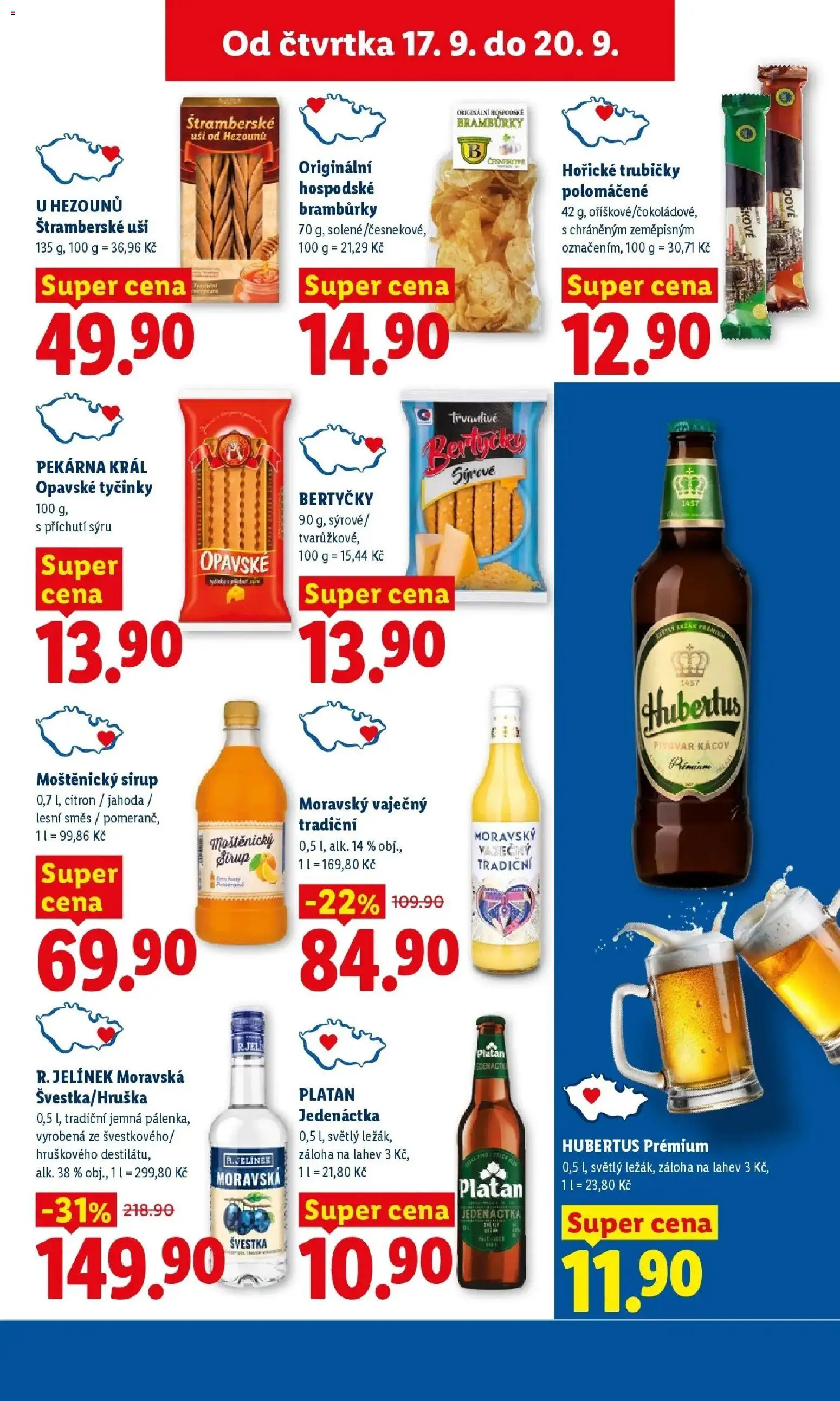 Lidl leták od 17.09.2026 - Nový akční leták | Strana: 17 | Produkty: Bramburky, Cookies, Tyčinky, Citron