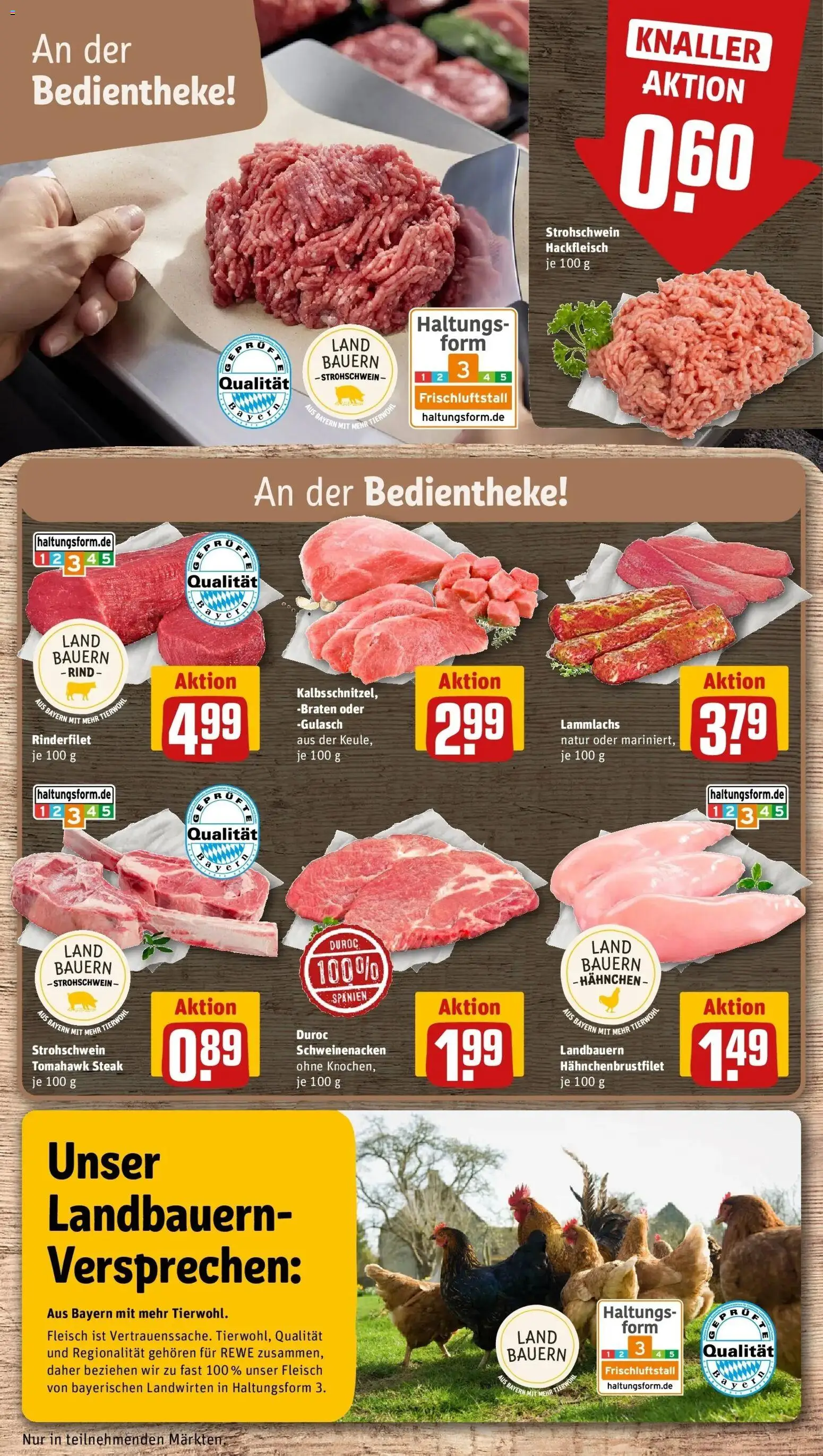 Rewe Prospekt Wasserburg A. Inn	 – gültig ab 10.05.2026 | Seite: 12 | Produkte: Hahnchen, Schweinenacken, Steak, Fleisch