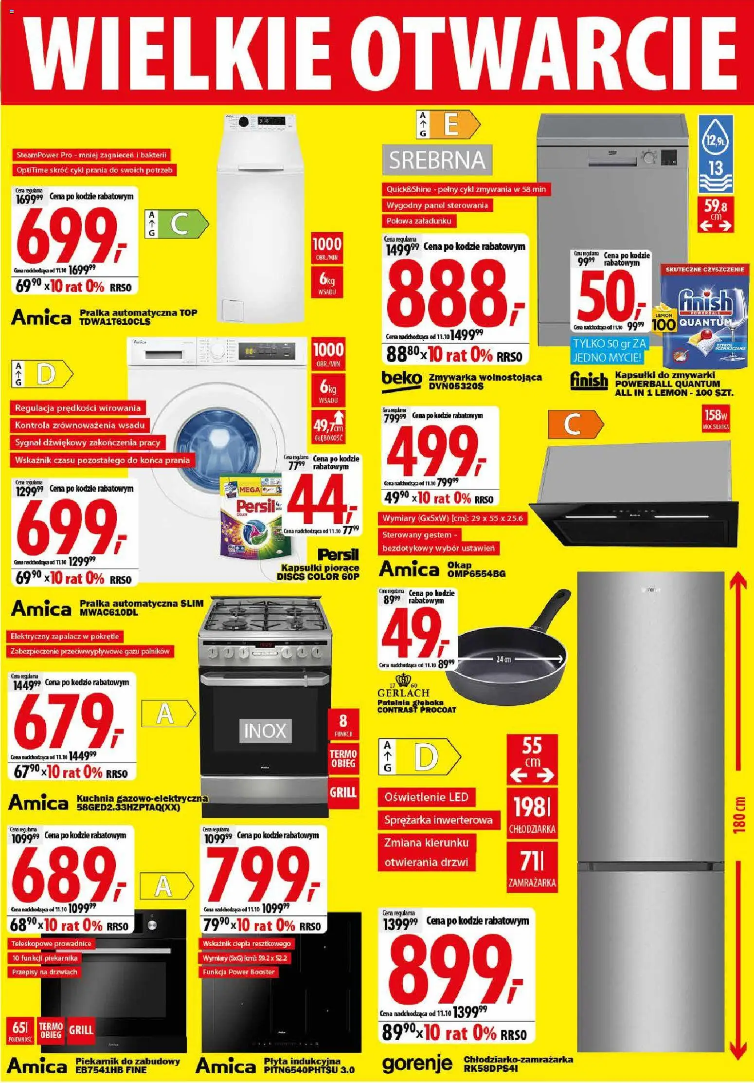 Mediaexpert promocje - Wielkie otwarcie Bieruń od 01.10.2026 | Strona: 7 | Produkty: Top, Płyta indukcyjna, Oświetlenie, Drzwi
