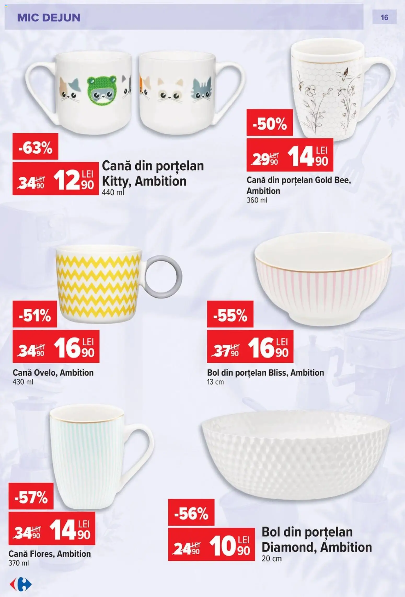 Noul catalog Carrefour – valabil de la 23.09.2026 | Pagină: 16 | Produse: Bol